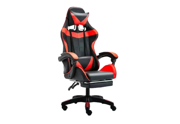 Gaming Chair Office Chair with Headrest & Foot Rest - Seven Colours Available