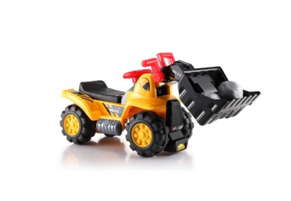 Kids Ride-On Toy Bulldozer incl. Toy Safety Helmet