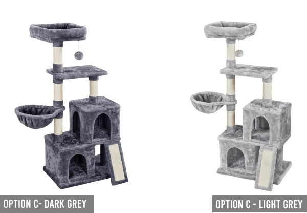 Multi-Level Cat Tree Range - Five Options & Two Colours Available
