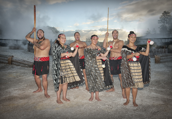 Whakarewarewa Living Maori Village Cultural Experience & Buried Village of Te Wairoa Day Tour incl. Guided Tour, Waterfall Trail & Entry to Museum of Te Wairoa for Two People - Option for up to Ten People