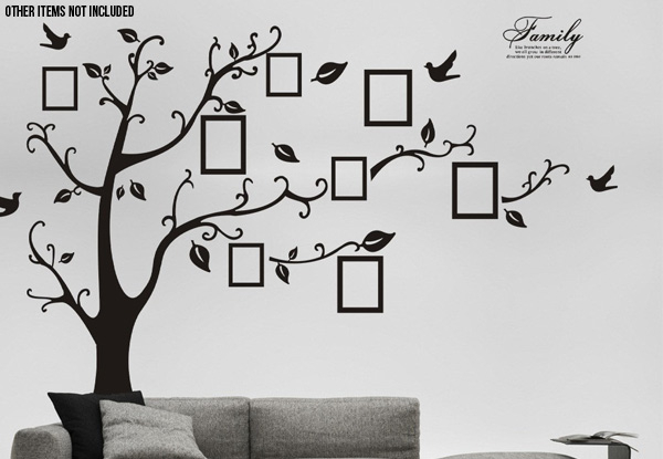 DIY Removable Photo Tree PVC Wall Decals