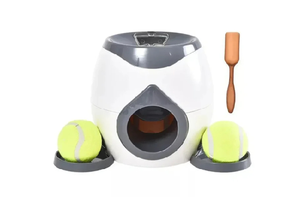 Dog Ball Launcher with Food Dispenser - Two Colours Available