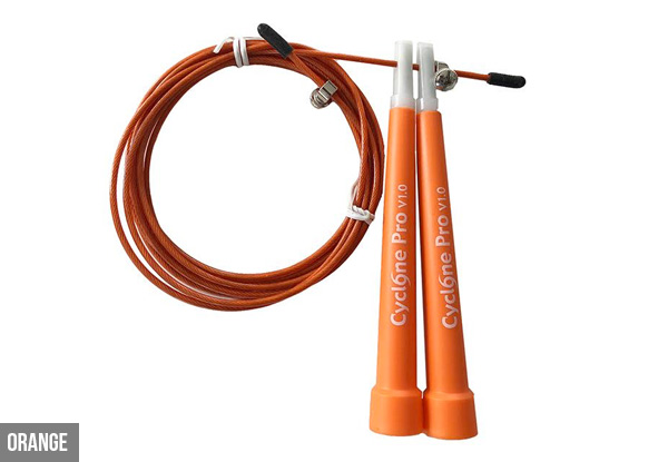 Speed Skipping Rope with Training Guide - Eight Colours Available