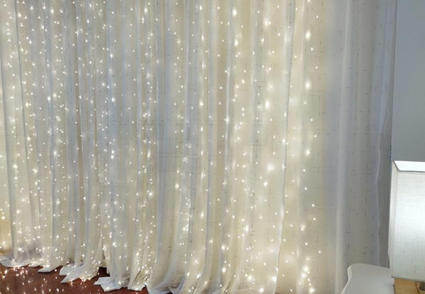 3x3M Curtain String Light - Two Colours Available