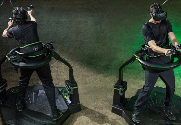 Omni VR Multiplayer at Thrillzone Takapuna $59 per person