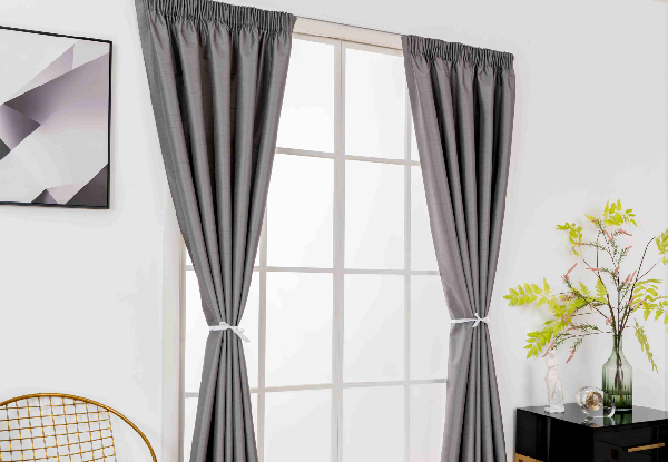 Pair of Thermal Readymade Curtains - Available in Three Colours & Six Sizes