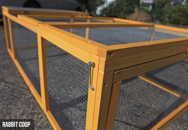 Deluxe Backyard Chicken Coop - Option for a Rabbit Coop Available
