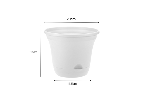 Two-Pack Self-Watering Planter - Two Colours Available & Option for Three-Pack