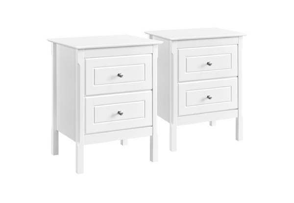 Two-Piece Bedside Table - Two Colours Available