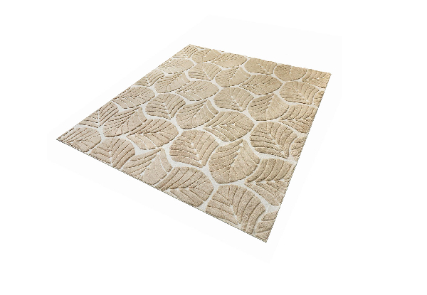 Marlow Embossed Leaf Floor Rug - Two Sizes Available