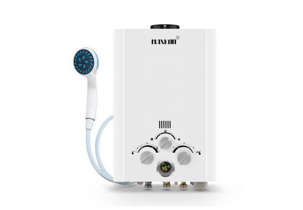 Maxkon 520L Portable Outdoor Gas LPG Shower Water Heater - Two Colours Available