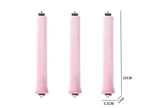 Three-Piece Heatless Hair Curler Set - Three Colours Available