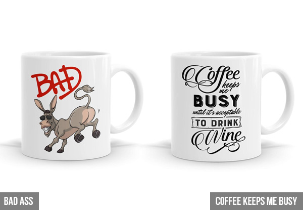 Bespoke Art Graphic Mugs - 20 Styles Available