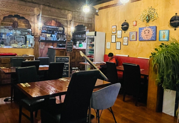 $30 Indian Meal Voucher for One Person