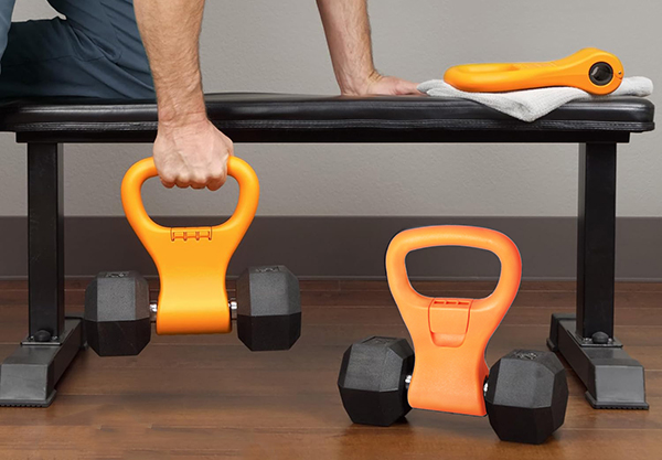 Portable Weight Grip Dumbbells Clamp