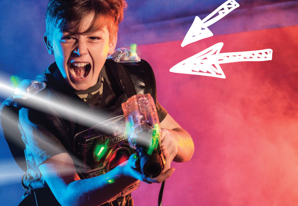 Laser Tag Birthday Party Package for Eight Children incl. Party Room Hire, Two Games & Food - Suitable for Six Years & Over - Botany Location Only