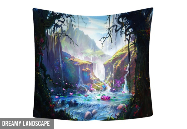 Decorative Wall Tapestry Range - Seven Styles & Two Sizes Available