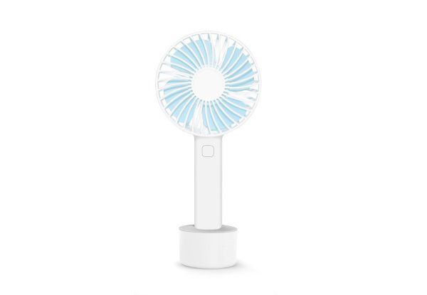 Portable USB Rechargeable Fan - Option for Three-Pack