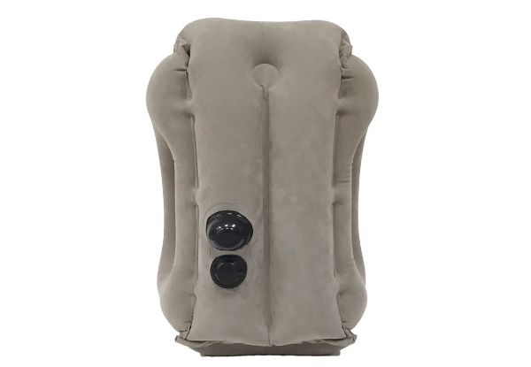 Inflatable Travel Pillow - Available in Two Colours & Option for Two-Pack