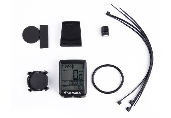 Wireless Water-Resistant Bicycle Odometer with LED Backlight