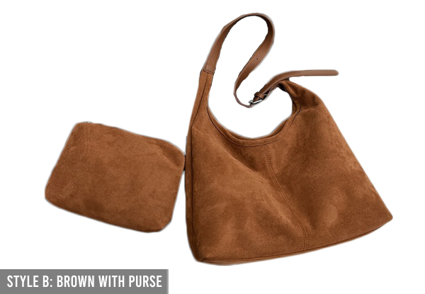 Suede Bucket Bag Tote Bag Range - Available in Six Options