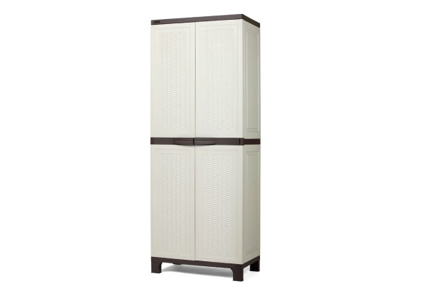 173cm Lockable Outdoor Storage Cabinet