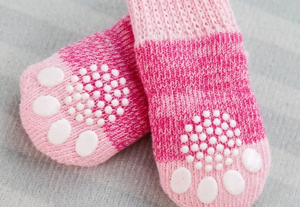 Pet Winter Socks - Four Sizes & Two-Pairs Available