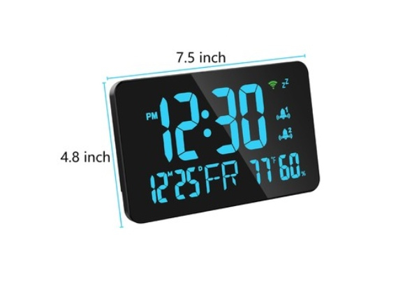 Digital Alarm Clock - Four Colours Available