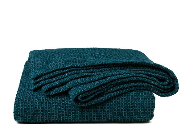Toscana Waffle Blanket - Three Colours Available with Free Delivery
