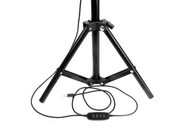 Adjustable Colour LED Ring Light Kit with Tripod Stand - Option for Two-Pack