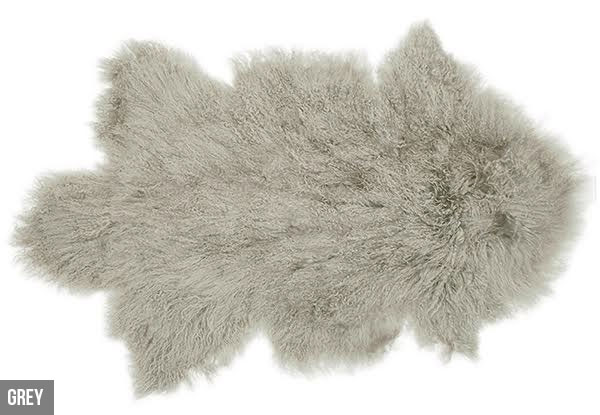 Bambury Mongolian Lambswool Rug - Five Colours Available