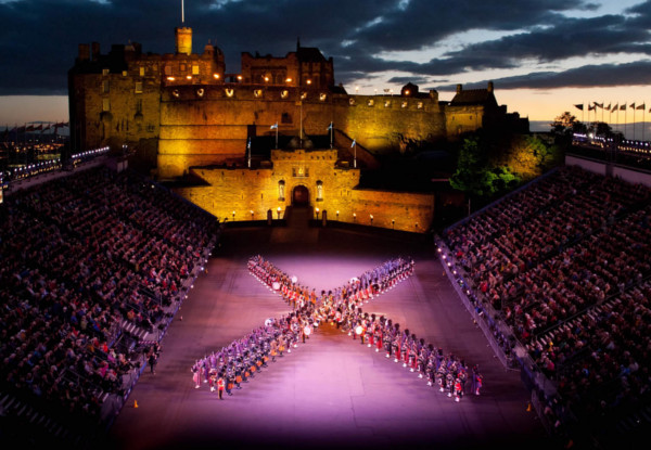 Royal Edinburgh Military Tattoo Package for Two People incl. Scotch Whisky Experience, Entrance to the Event & Two Nights Accommodation