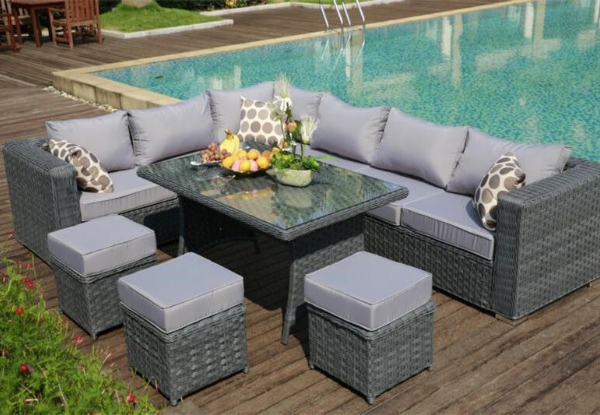 Outdoor Sectional Furniture Set