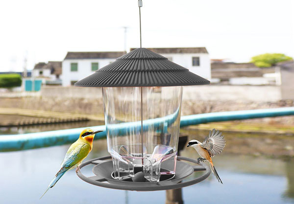 Outdoor Hanging Multiple Hole Bird Feeder