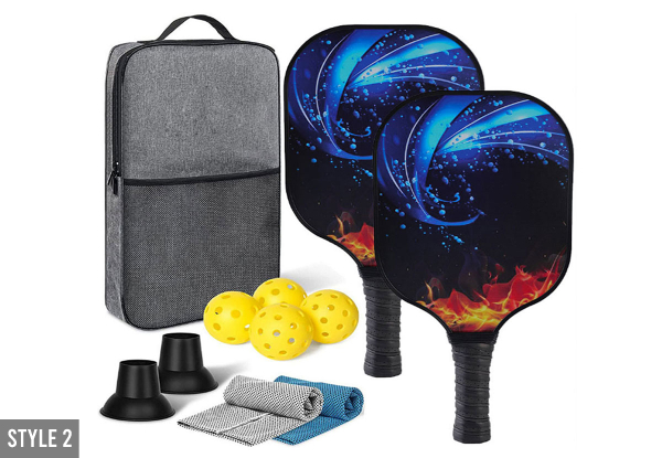 Pickleball Kit Incl. Carry Bag - Three Styles Available