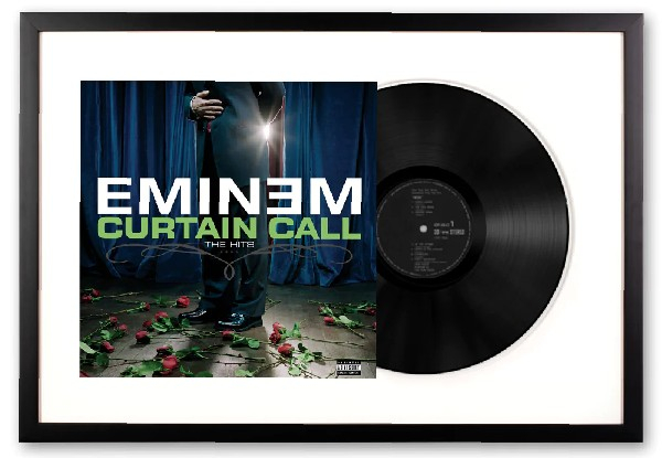 Framed Eminem Vinyl Art