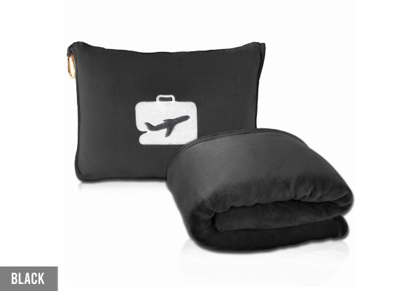 Travel Blanket with Soft Storage Bag - Available in Five Colours