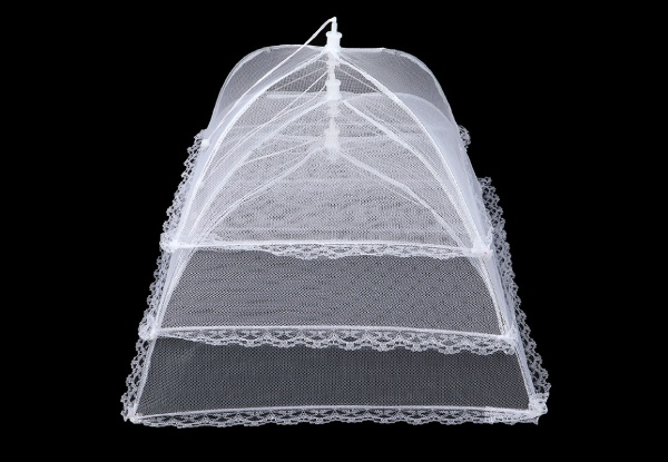 Folded Mesh Food Cover - Three Sizes Available