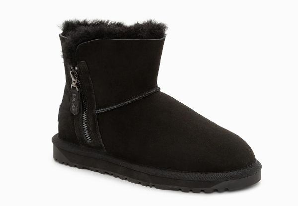 Ozwear Ugg Bailey Mini Zipper Boots Water-Resistant - Three Colours & Six Sizes Available