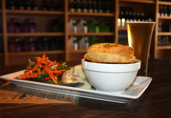 Filter Room Chef Selection Beef Pie & Drink of Your Choice for 'Beer & Pie July'