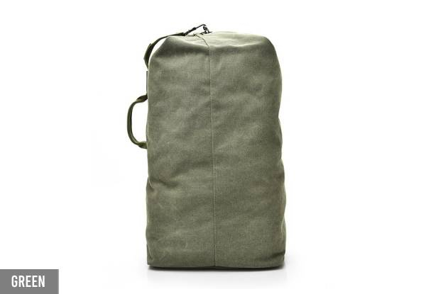 Large Capacity Travel Canvas Backpack - Three Colours Available