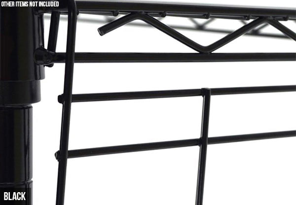 Five-Tier Steel Storage Shelf - Two Colours Available