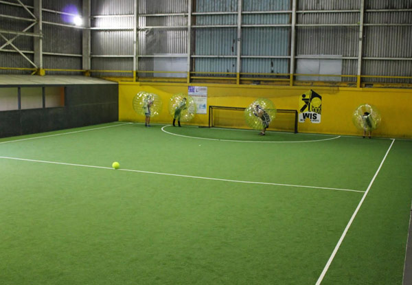 $120 for a One-Hour 5 v 5 Bubble Soccer Game incl. Court Hire, Bubble Suits & Referee