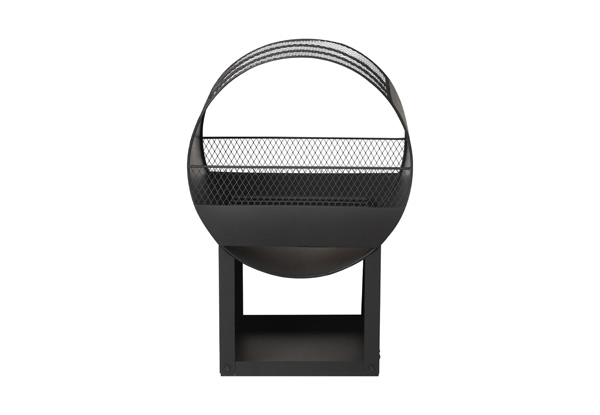 QuickFireModern Outdoor Cylindrical Fireplace