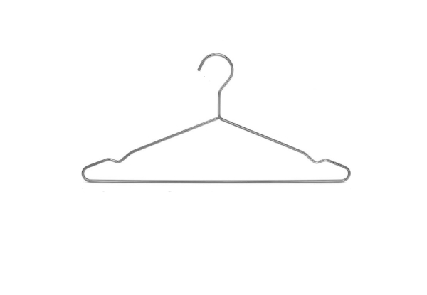 Five-Pack of Heavy Duty Aluminum Alloy Coat Hangers - Two Colours Available