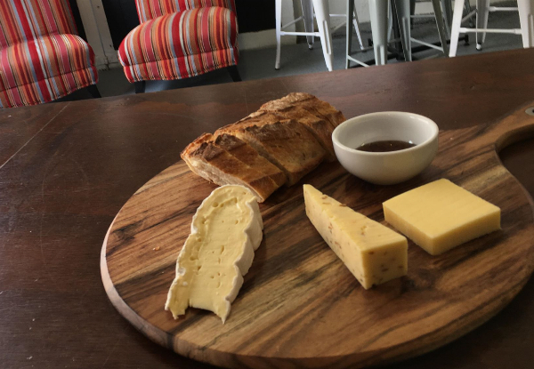 Wine Tasting & Cheese Platter for Two People at Wellington's Only Urban Winery - Options for Four People