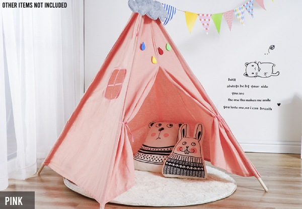 Kids Canvas Indoor Tent - Four Options Available