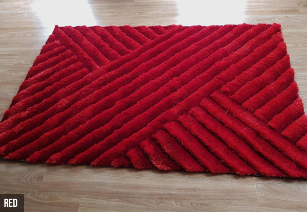 Bright Printed Rug - Available in Three Colours & Sizes
