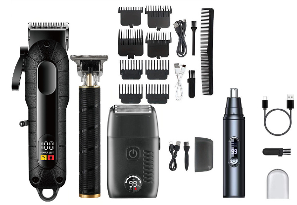 Cordless Hair Clipper & Trimmer Set