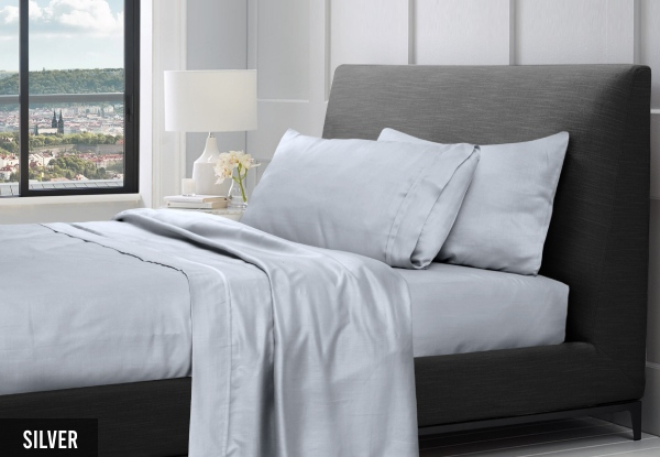 1200TC Pure Egyptian Cotton Sheet Set - Available in 9 Colours & Three Sizes